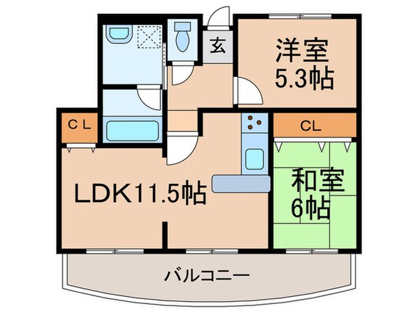 センチュリーコート宝が丘の物件間取画像